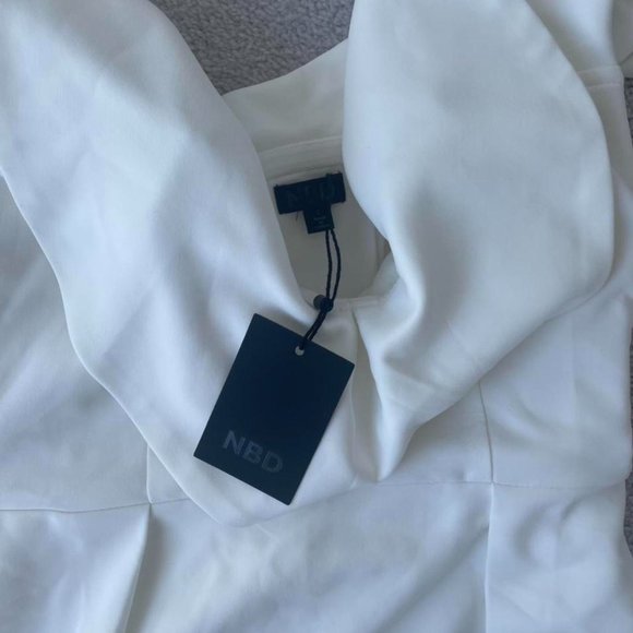 NBD Sheela Romper White Size L - Picture 2 of 4